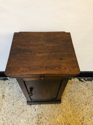 Vintage French Dark Wood Cabinet, 1920s-RZY-584946