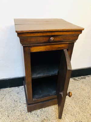 Vintage French Dark Wood Cabinet, 1920s-RZY-584946