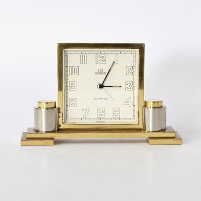 Vintage French Desk Clock from Uti Jaccard, 1980s-IXK-1453996