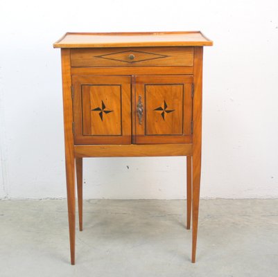 Vintage French Directoire Nightstand-NE-1777166