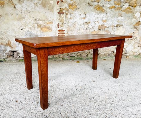 Vintage French Farmhouse Oak Coffee Table, 1950s-OJT-2022744