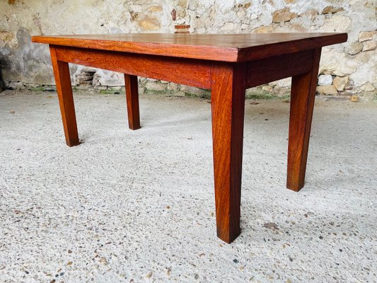 Vintage French Farmhouse Oak Coffee Table, 1950s-OJT-2022744