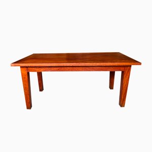 Vintage French Farmhouse Oak Coffee Table, 1950s-OJT-2022744