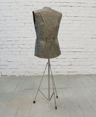 Vintage French Felt Tripod Mannequin, 1950s-QFD-883215