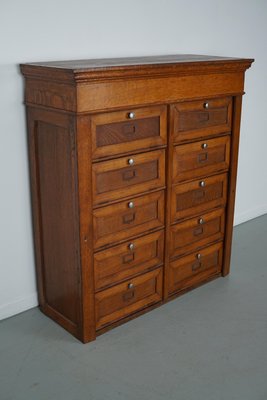 Vintage French Filing Cabinet in Oak, 1930s-XO-2034086