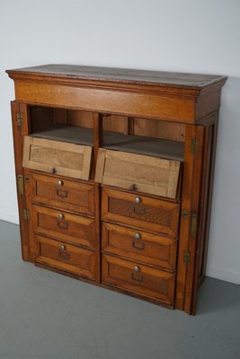 Vintage French Filing Cabinet in Oak, 1930s-XO-2034086