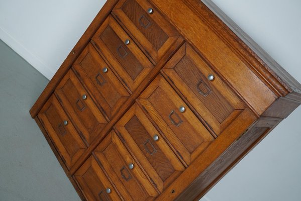 Vintage French Filing Cabinet in Oak, 1930s-XO-2034086