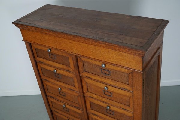 Vintage French Filing Cabinet in Oak, 1930s-XO-2034086