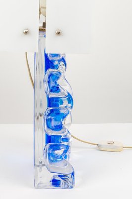 Vintage French Glass and Acrylic Table Lamp from Daum, 1970s-LYQ-1310749