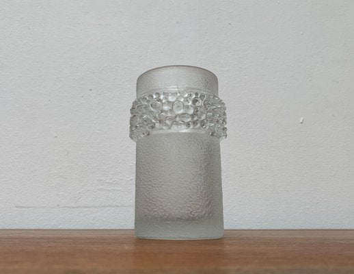 Vintage French Glass Spike Vase, 1970s-UAH-1349005