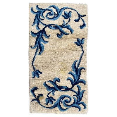 Vintage French Hand Knotted Cogolin Rug-YMM-1153808