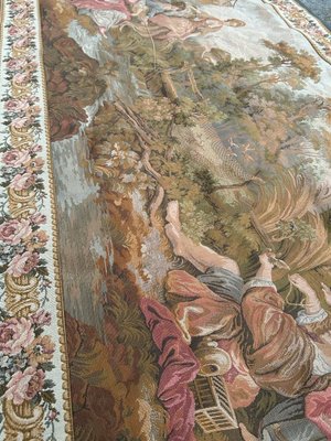 Vintage French Jacquard Tapestry, 1970s-YMM-1803432