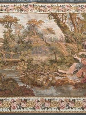 Vintage French Jacquard Tapestry, 1970s-YMM-1803432