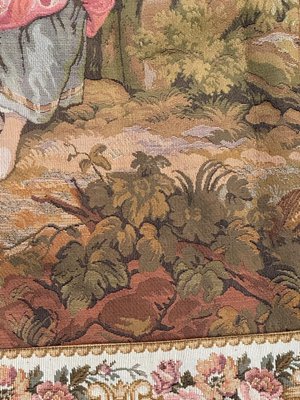 Vintage French Jacquard Tapestry, 1970s-YMM-1803432