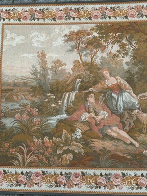 Vintage French Jacquard Tapestry, 1980s-YMM-1789076