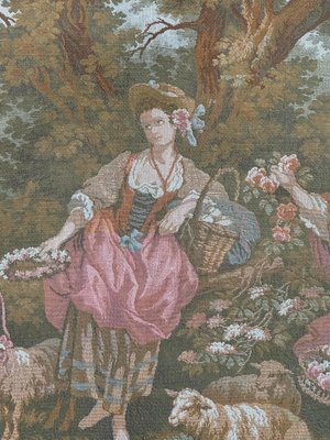 Vintage French Jacquard Tapestry, 1980s-YMM-1789076