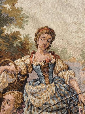 Vintage French Jacquard Tapestry-YMM-1061667