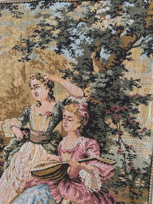 Vintage French Jacquard Tapestry Aubusson from Bobyrugs, 1980s-YMM-1775008