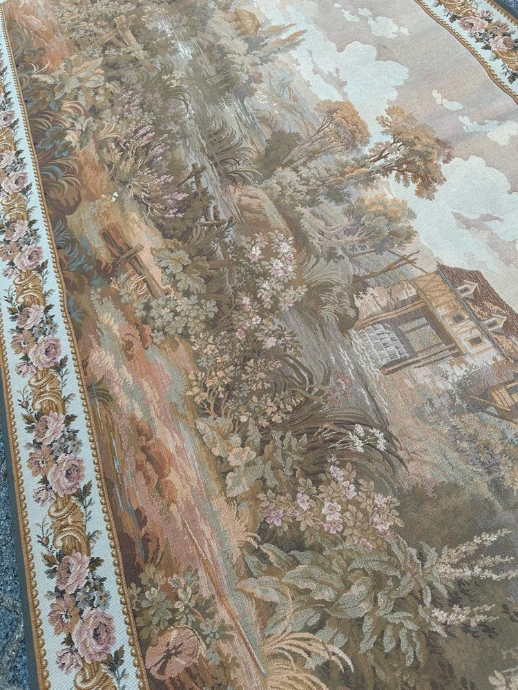 Vintage French Jacquard Tapestry Aubusson from Bobyrugs, 1980s