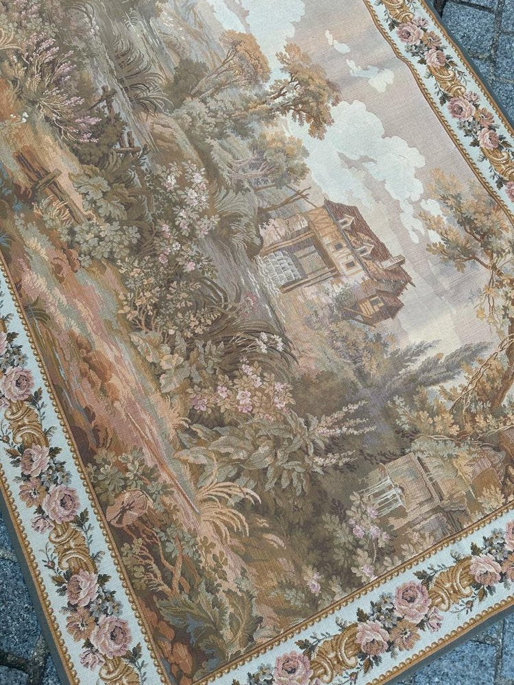 Vintage French Jacquard Tapestry Aubusson from Bobyrugs, 1980s