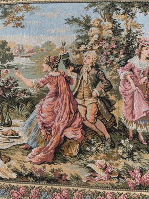 Vintage French Jacquard Tapestry Aubusson from Bobyrugs, 1980s-YMM-1775008