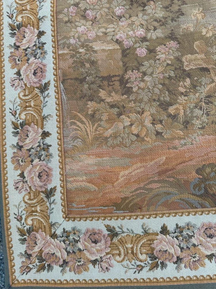 Vintage French Jacquard Tapestry Aubusson from Bobyrugs, 1980s