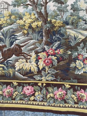 Vintage French Jacquard Tapestry in Aubusson Style, 1960s-YMM-1788165