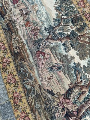 Vintage French Jacquard Tapestry in Aubusson Style, 1980s-YMM-1788167