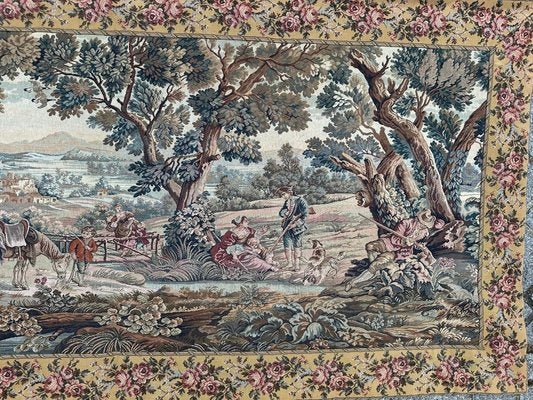 Vintage French Jacquard Tapestry in Aubusson Style, 1980s-YMM-1788167