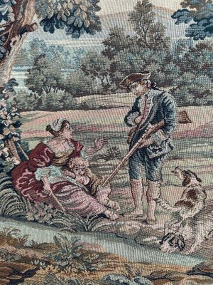 Vintage French Jacquard Tapestry in Aubusson Style, 1980s-YMM-1788167