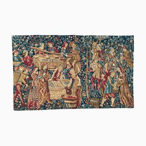 Vintage French Jacquard Tapestry Vendanges Museum Design from Bobyrugs, 1950s-YMM-1775009