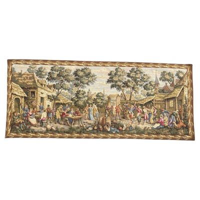 Vintage French Jaquar Aubusson Style Tapestry-YMM-1165946