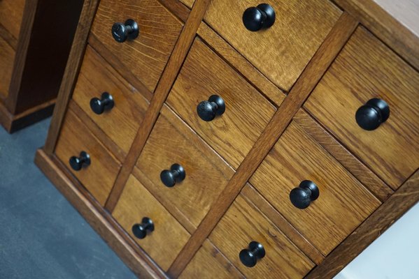 Vintage French Oak Apothecary Cabinet, 1930s-XO-965184