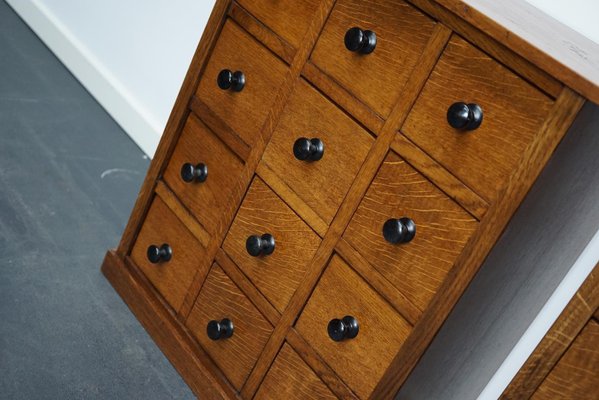 Vintage French Oak Apothecary Cabinet, 1930s-XO-965184