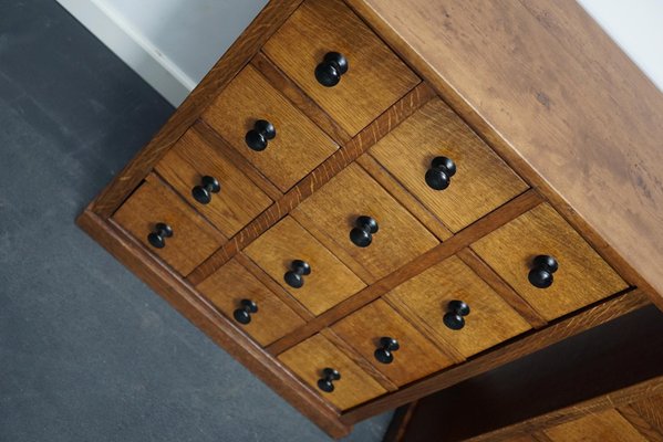 Vintage French Oak Apothecary Cabinet, 1930s-XO-965184