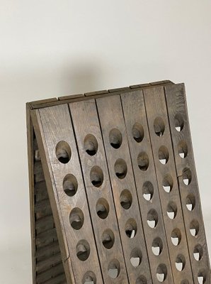 Vintage French Oak Champagne Rack-TZ-1057398