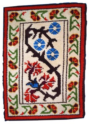 Vintage French Savonnerie Rug, 1970s-JZV-1142218