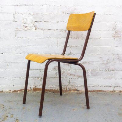 Vintage French School Chair, 1970s-CQZ-973262