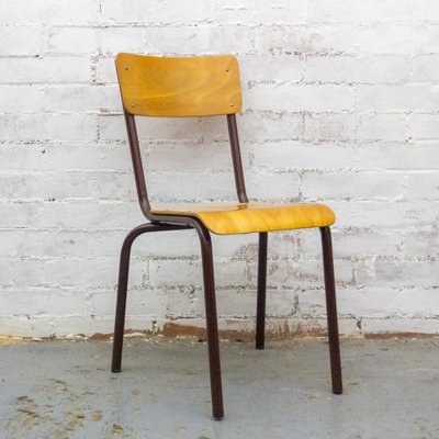 Vintage French School Chair, 1970s-CQZ-973262