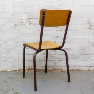 Vintage French School Chair, 1970s-CQZ-973262