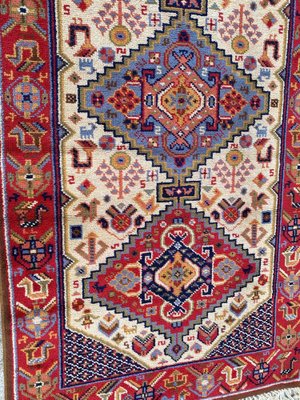 Vintage French Shiraz Style Knotted Rug, 1940s-YMM-1736569