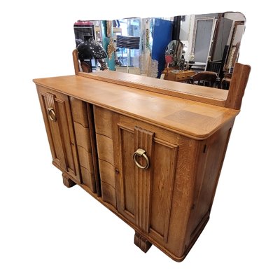 Vintage French Sideboard in Oak by Charles Dudouyt, 1940-NUC-2026826