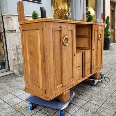 Vintage French Sideboard in Oak by Charles Dudouyt, 1940-NUC-2026826