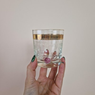 Vintage French Whiskey Glasses from Empoli, 1960s, Set of 6-ZPB-1817799