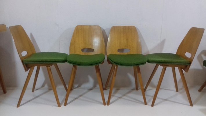 Vintage Furniture by Tatra Redule, 1960s, Set of 8-TZ-1231985