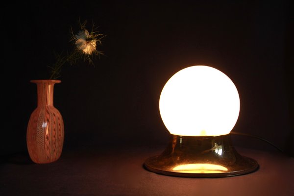 Vintage Gaia Sphere Table Lamp from Targetti, Italy, 1970s-HUY-746541