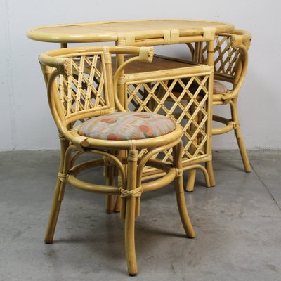 Vintage Garden Table and Chairs, 1970s, Set of 3-NE-1354551