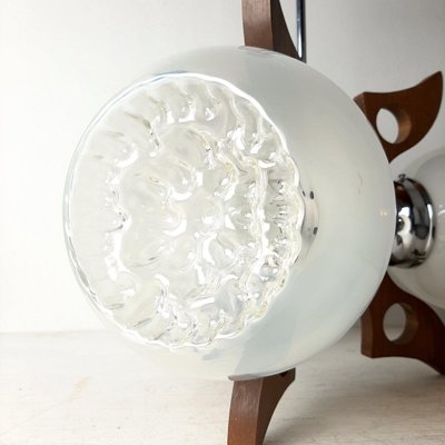 Vintage Geometric Chandelier Pendant Lamp, 1970s-WQC-843178