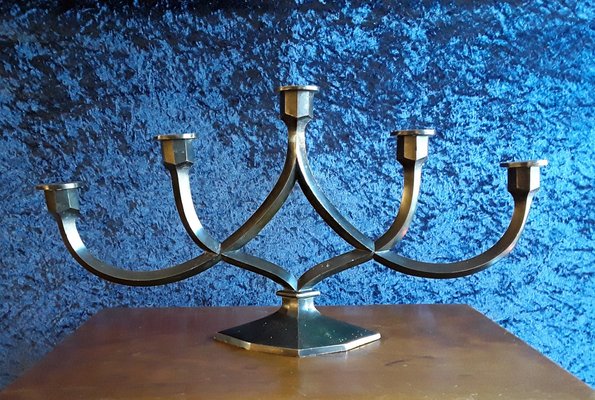 Vintage German Art Deco Candleholder, 1930s-HOI-1725317