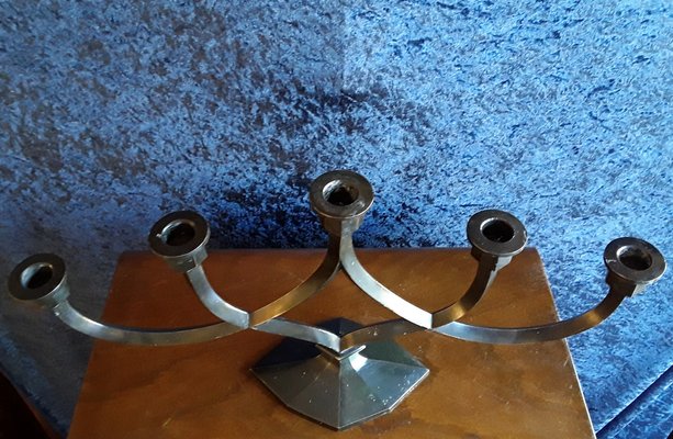 Vintage German Art Deco Candleholder, 1930s-HOI-1725317